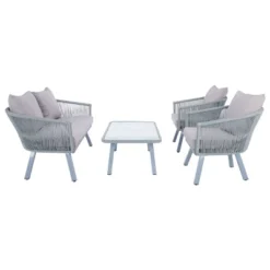 Belmi 4pc Rope Living Set - Gray - Safavieh 19 Belmi 4pc Rope Living Set - Gray - Safavieh -Outdoor Furniture Store GUEST 0e6679bd 41da 4bfd b7e9 cc00755a7cb1