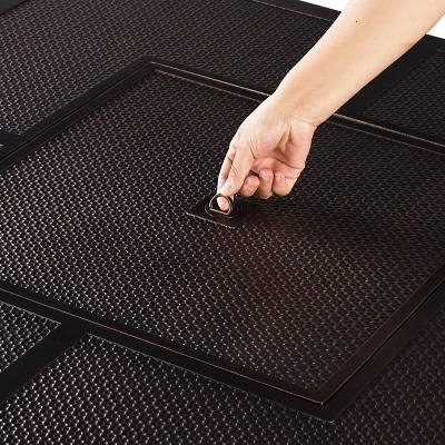 5pc Set With 42" Square Outdoor Aluminum Fire Table & Four Chairs - Oakland Living 8 5pc Set With 42" Square Outdoor Aluminum Fire Table & Four Chairs - Oakland Living - Image 6