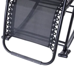 Outsunny Zero Gravity Reclining Rocking Chair, Lounge Rocker, Folding, Pillow, Side Tray, Cup And Phone Holder -Outdoor Furniture Store GUEST 1aa7c591 254c 4790 afc0 103ddb3f9766