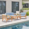 Kapalua 4pc Honey Nautical Eucalyptus Wooden Patio Sofa Set - Vifah 1 Kapalua 4pc Honey Nautical Eucalyptus Wooden Patio Sofa Set - Vifah -Outdoor Furniture Store GUEST 33f3d61a ec47 4c82 b10c 6f51bff34717