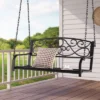 Tangkula Patio Hanging Porch Swing Outdoor 2-Person Metal Swing Bench Chair W/ Chains -Outdoor Furniture Store GUEST 3c0b496e 3271 44c0 9d59 1ab85650d2a6