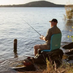 TRC Recreation Super Soft 19 Inch Tall Foam And Vinyl Folding Chair With Steel Frame Support For Beach, Lake, Park, Or Poolside, Marina Blue -Outdoor Furniture Store GUEST 4f3629d6 3dec 485f 8870 d307cf01f572