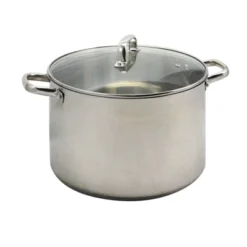 Oster® Oster Adenmore 16 Quart Stainless Steel Stock Pot With Tempered Glass Lid