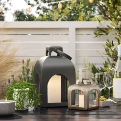 Metal Outdoor Lantern - Smith & Hawken™