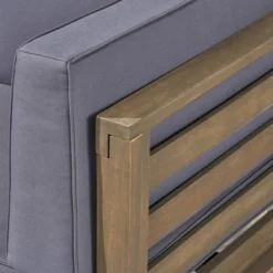 Oana 7pc Acacia V-Shaped Sectional Sofa With Fire Pit Set - Gray/Dark Gray - Christopher Knight Home -Outdoor Furniture Store GUEST 62423855 1494 4b45 84d7 d24e6a33746e