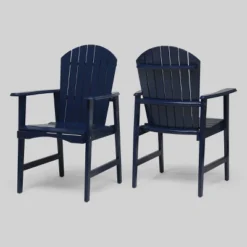 2pk Malibu Acacia Wood Patio Adirondack Dining Chairs - Christopher Knight Home -Outdoor Furniture Store GUEST 634a1115 edb9 4df1 be86 c0fb764c4dd0