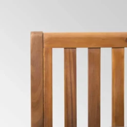 Yadira 3pc Acacia Wood Chat Set - Teak/Dark Teal - Christopher Knight Home -Outdoor Furniture Store GUEST 7efae4f7 d34c 4521 b93a b7c9535e7940