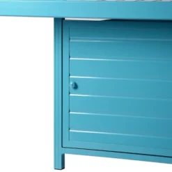 42" Square Aluminum 55000 BTUs Propane Paneled Fire Table With 2 Covers - Oakland Living -Outdoor Furniture Store GUEST 88084095 38c9 42eb 9a8b 6a98f15b68f6