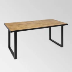 Heron 7pc Rectangular Acacia Wood &Wicker Dining Set - Teak/Brown - Christopher Knight Home 9 Heron 7pc Rectangular Acacia Wood &Wicker Dining Set - Teak/Brown - Christopher Knight Home -Outdoor Furniture Store GUEST 880e79ae c0e9 4d45 8039 e832b6620664