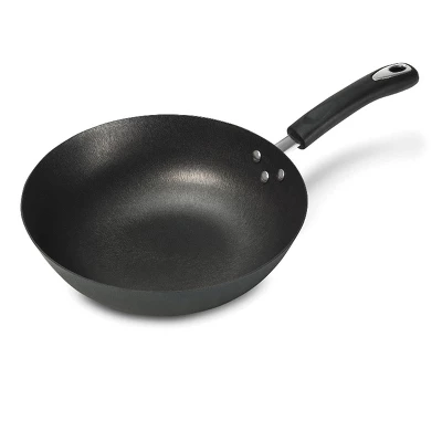 Starfrit Light Nonstick Cast Iron Wok With Bakelite Handle (10-In.) 3 Starfrit Light Nonstick Cast Iron Wok With Bakelite Handle (10-In.)