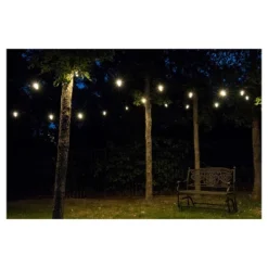 12ct Classic Café Outdoor String Lights Integrated LED Bulb - Black Wire - Enbrighten -Outdoor Furniture Store GUEST 8db3cb9d c562 49d4 b56b e2c4a2e5887a
