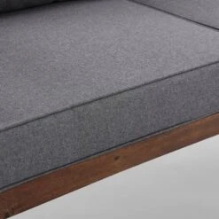 Saybrook Modern Metal And Wood Patio Loveseat - Gray/Dark Brown - Saracina Home 19 Saybrook Modern Metal And Wood Patio Loveseat - Gray/Dark Brown - Saracina Home -Outdoor Furniture Store GUEST 8ebe81a5 449a 4cda b83f 3d9bc9da3073