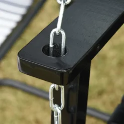 Outsunny 2-Seater Hanging Porch Swing Outdoor Patio Swing Chair Seat With Slatted Build And Chains, 440lbs Weight Capacity -Outdoor Furniture Store GUEST 9d8ff31f e747 4abb b9f3 31682abab861