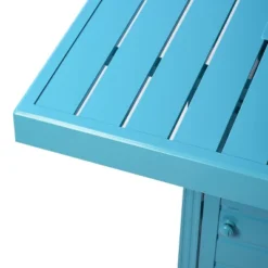 42" Square Aluminum 55000 BTUs Propane Paneled Fire Table With 2 Covers - Oakland Living -Outdoor Furniture Store GUEST acc82587 3da3 4bcf b220 d9330c7c4a70