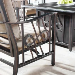 5pc Set With 42" Square Outdoor Aluminum Fire Table & Four Chairs - Oakland Living 29 5pc Set With 42" Square Outdoor Aluminum Fire Table & Four Chairs - Oakland Living -Outdoor Furniture Store GUEST c0b49fa3 2998 411a a98d edfc235a9198