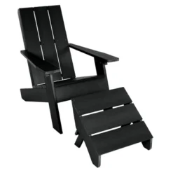 Italica 2pc Modern Adirondack Chair And Folding Ottoman - Highwood -Outdoor Furniture Store GUEST c2d9eee3 ecee 4ac4 9914 f1a065725843