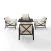 Kaplan 5pc Outdoor Conversation Set With Dante Fire Table & 4 Arm Chairs - Oatmeal - Crosley 1 Kaplan 5pc Outdoor Conversation Set With Dante Fire Table & 4 Arm Chairs - Oatmeal - Crosley -Outdoor Furniture Store GUEST c416c8a3 f7b1 45e0 9376 9ed2855da675