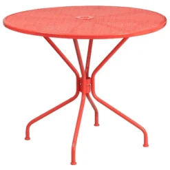Flash Furniture Oia Commercial Grade 35.25" Round Indoor-Outdoor Steel Patio Table With Umbrella Hole 25 Flash Furniture Oia Commercial Grade 35.25" Round Indoor-Outdoor Steel Patio Table With Umbrella Hole -Outdoor Furniture Store GUEST c6c002ff c654 4595 8e8b a3bc607b6b37