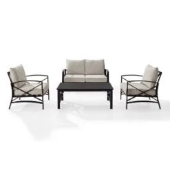 4pc Kaplan Outdoor Seating Set - Crosley