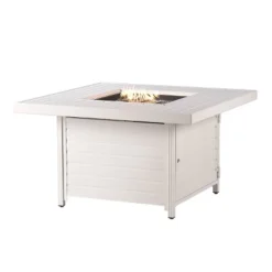 42" Square Aluminum 55000 BTUs Propane Paneled Fire Table With 2 Covers - Oakland Living -Outdoor Furniture Store GUEST d2ba2431 c6f7 4f14 a161 fa66db7af21c