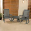 Lehigh 2pk Rocking Chairs With 1 Adirondack Side Table Coastal Teak Gray- Highwood 2 Lehigh 2pk Rocking Chairs With 1 Adirondack Side Table Coastal Teak Gray- Highwood -Outdoor Furniture Store GUEST da51d73d 6447 4f4e b385 6db2520fc32d