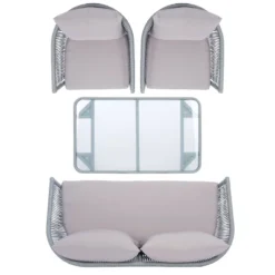 Belmi 4pc Rope Living Set - Gray - Safavieh 18 Belmi 4pc Rope Living Set - Gray - Safavieh -Outdoor Furniture Store GUEST e28ae80d c633 4d0e a92b e35c6e7f2b65