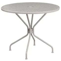 Flash Furniture Oia Commercial Grade 35.25" Round Indoor-Outdoor Steel Patio Table With Umbrella Hole 23 Flash Furniture Oia Commercial Grade 35.25" Round Indoor-Outdoor Steel Patio Table With Umbrella Hole -Outdoor Furniture Store GUEST ea7b216b cd26 40bf a393 c64eb709971e